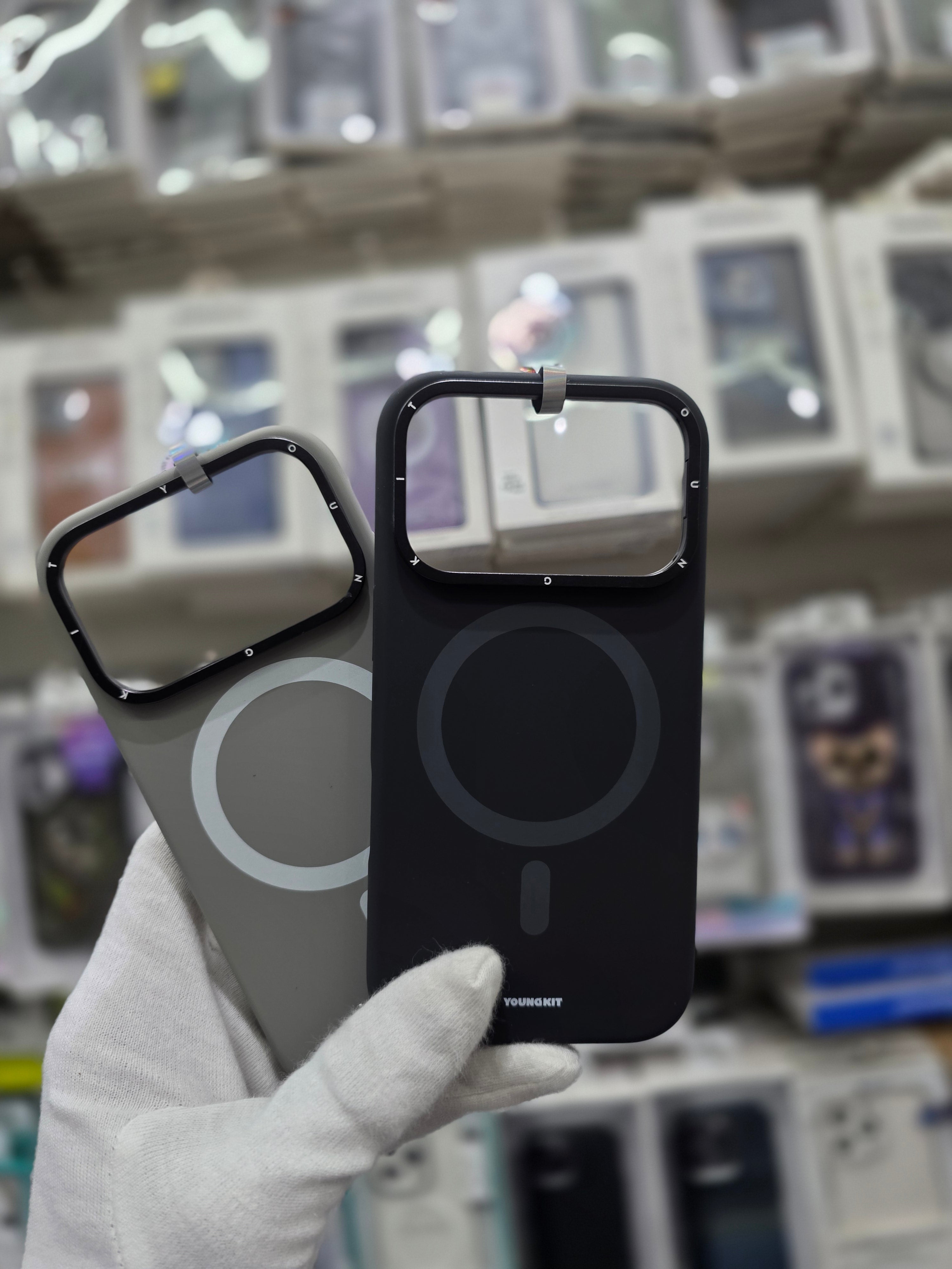 Youngkit Gel Series With Magsafe & Kick Stand - iPhone 17 Pro Back Cover