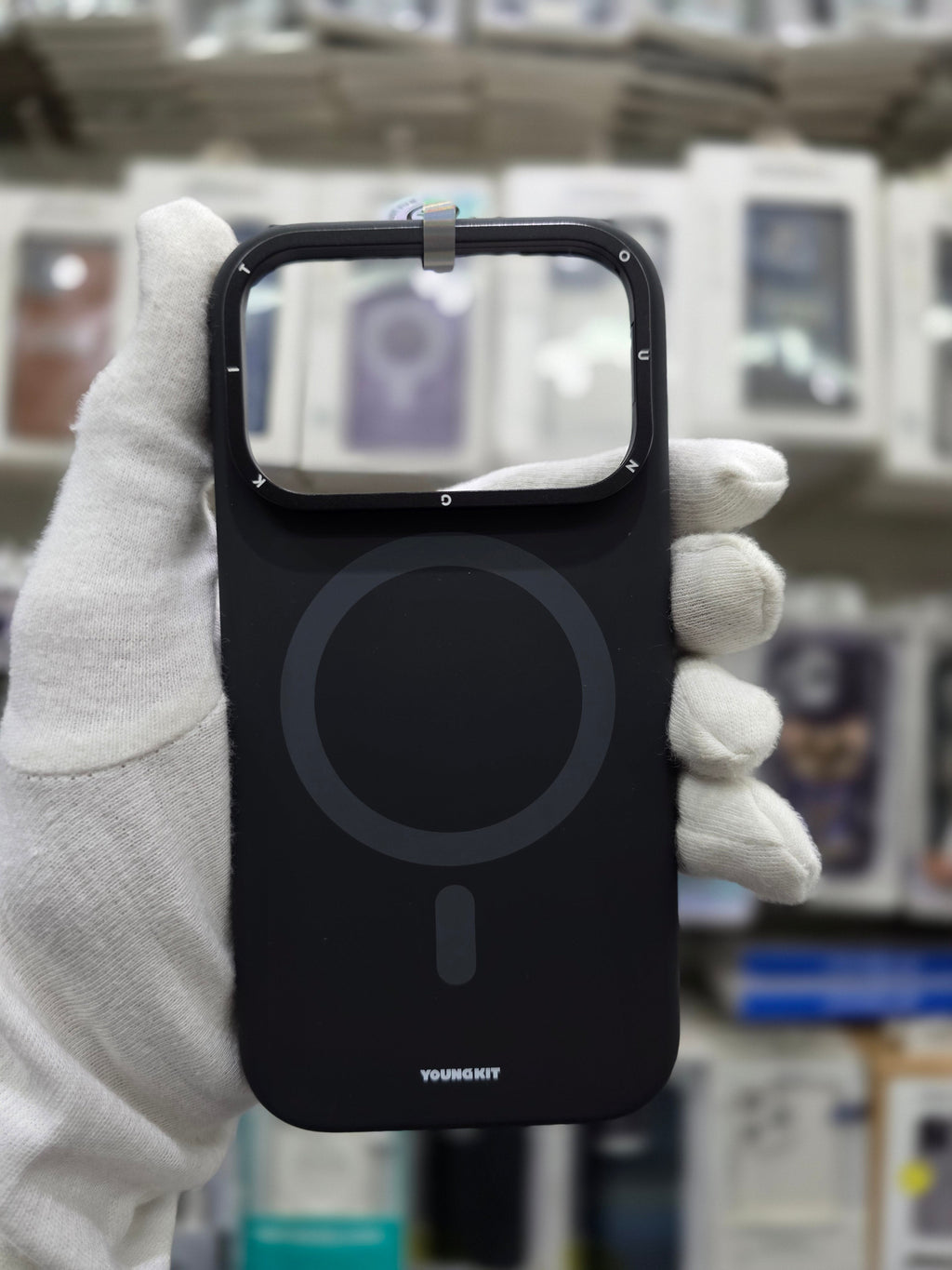 Youngkit Gel Series With Magsafe & Kick Stand - iPhone 17 Pro Back Cover
