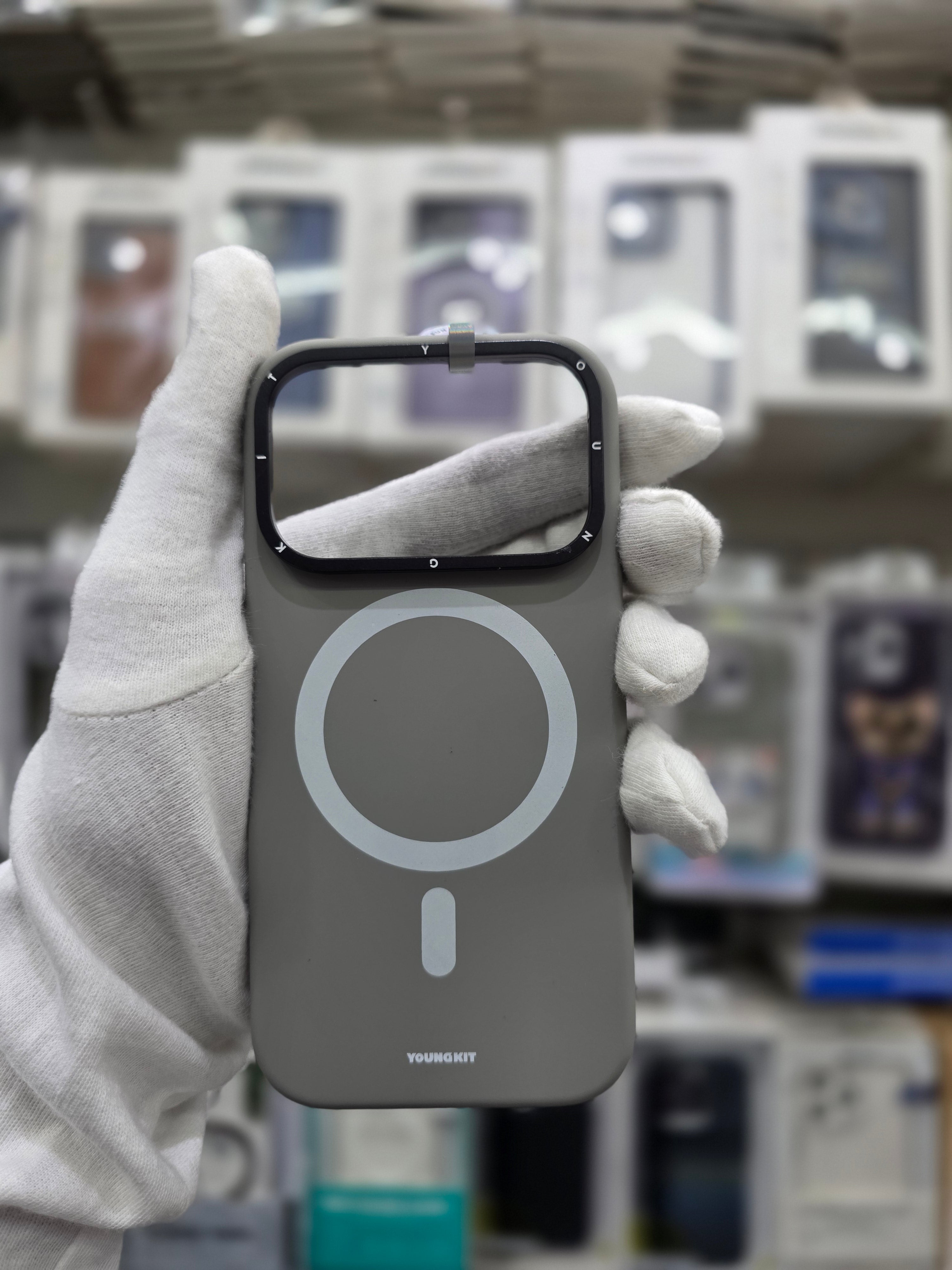 Youngkit Gel Series With Magsafe & Kick Stand - iPhone 17 Pro Max Back Cover