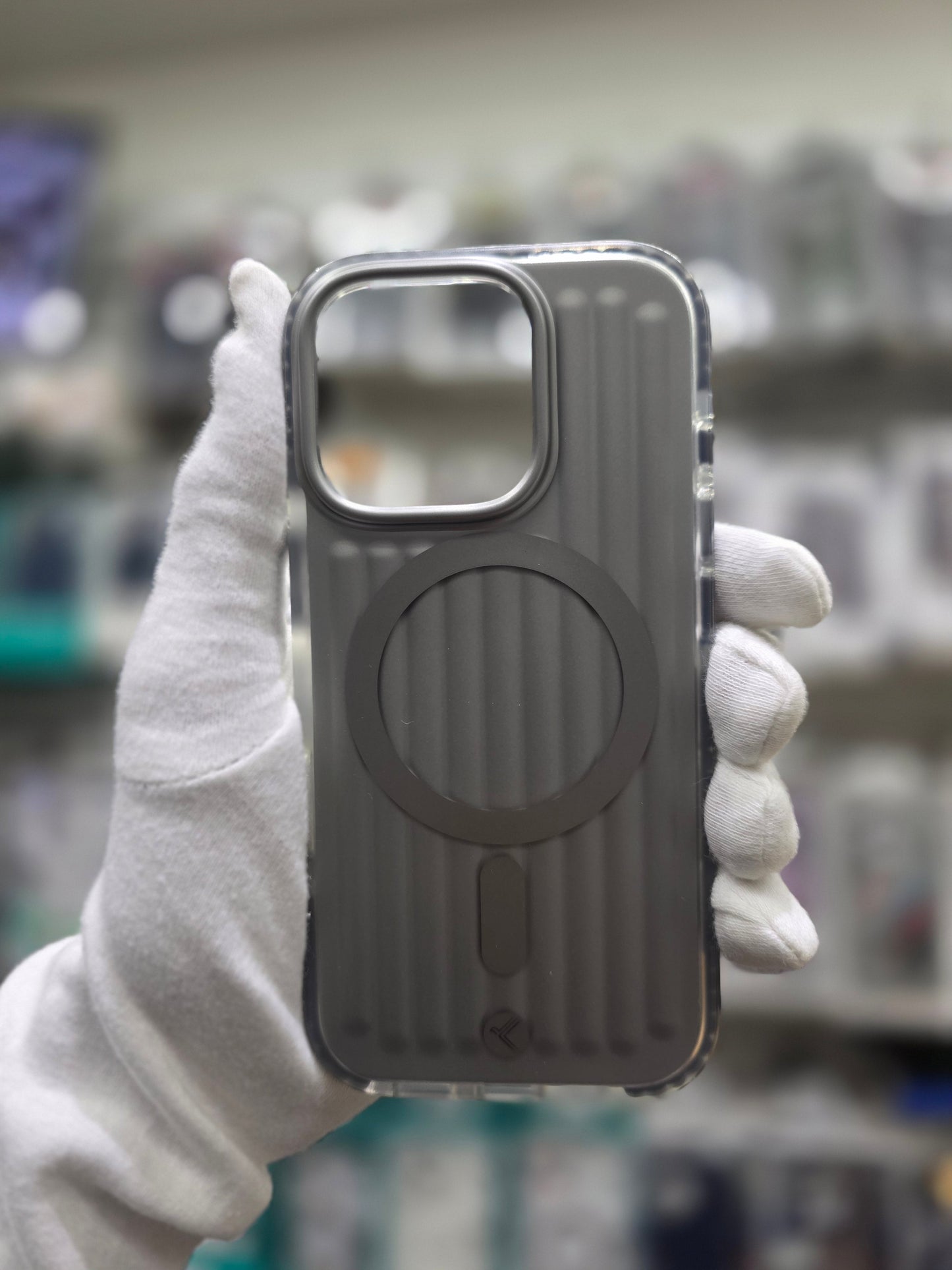 KDM Ribbed MagSafe Case -iPhone 16 Pro Max Back Cover