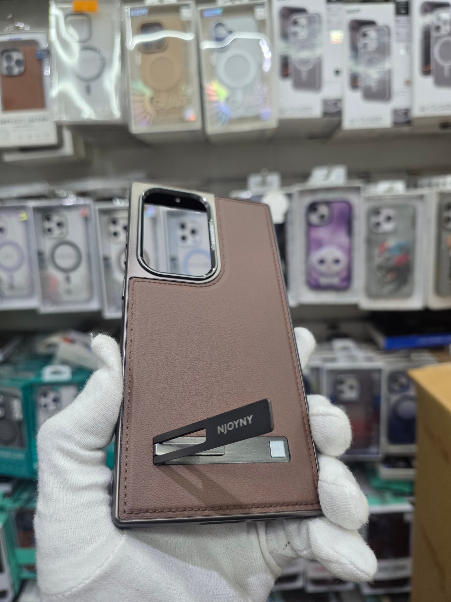 NY Classis Leather Case with Stand - Samsung S24 Ultra