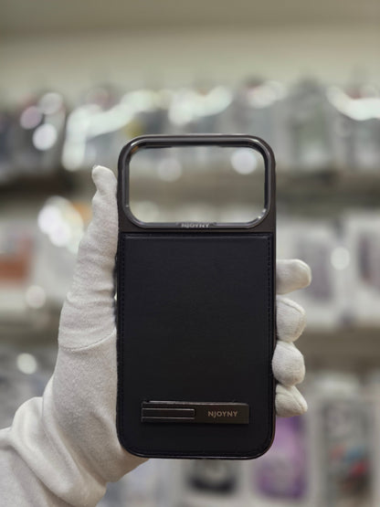 NY Classis Leather Case with Stand - iPhone 17 Pro Max