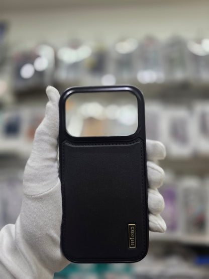 Wlons Classic Leather Magsafe With Bracket & AI Sensor - iPhone 17 Pro