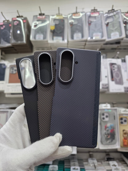 D Moloch Carbon Magnetic Case with Hinge & Front Frame - Samsung Z Fold 7