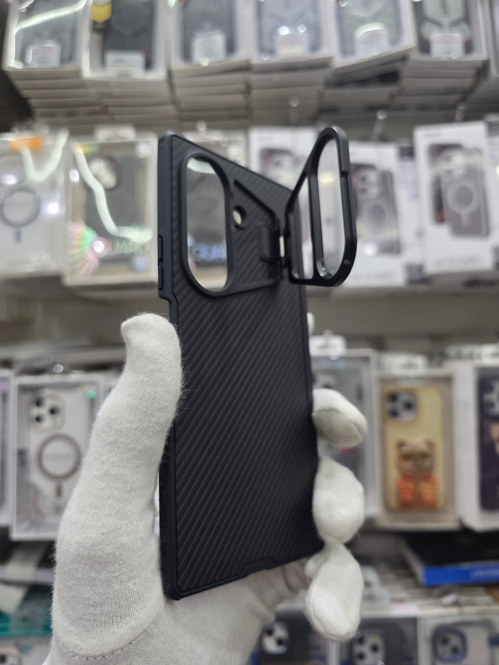 Nillkin Camshield Prop Magnetic Transparent Lens Guard Edition Camera protective cover case - Samsung Galaxy Z Fold 7 Back Cover