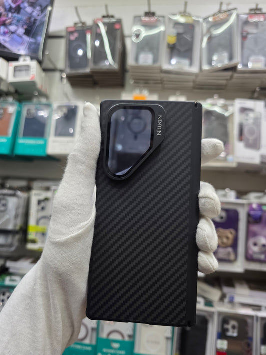 Nillkin CarboProp Magnetic MagSafe Black Mirror Cover version Aramid fiber armor case - Samsung Galaxy Z Fold 7