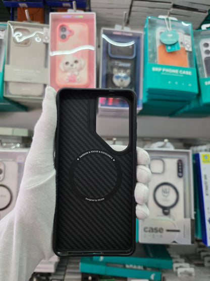 Nillkin CarboProp Magnetic MagSafe Transparent Lens Guard Edition Aramid fiber armor case - Samsung Galaxy S26 Ultra