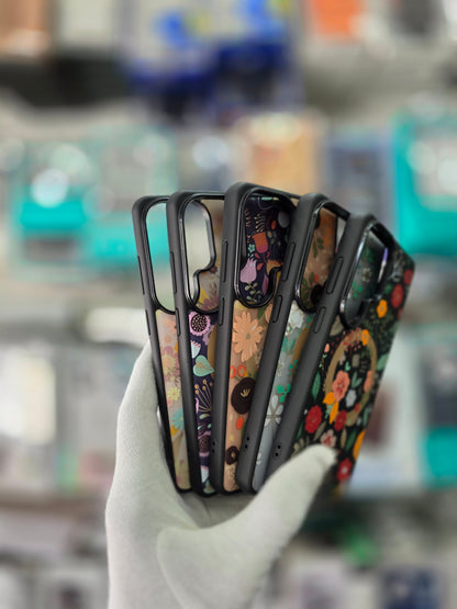 Kutis Floral Printed Shockproof MagSafe - Samsung S26 Ultra Back Case