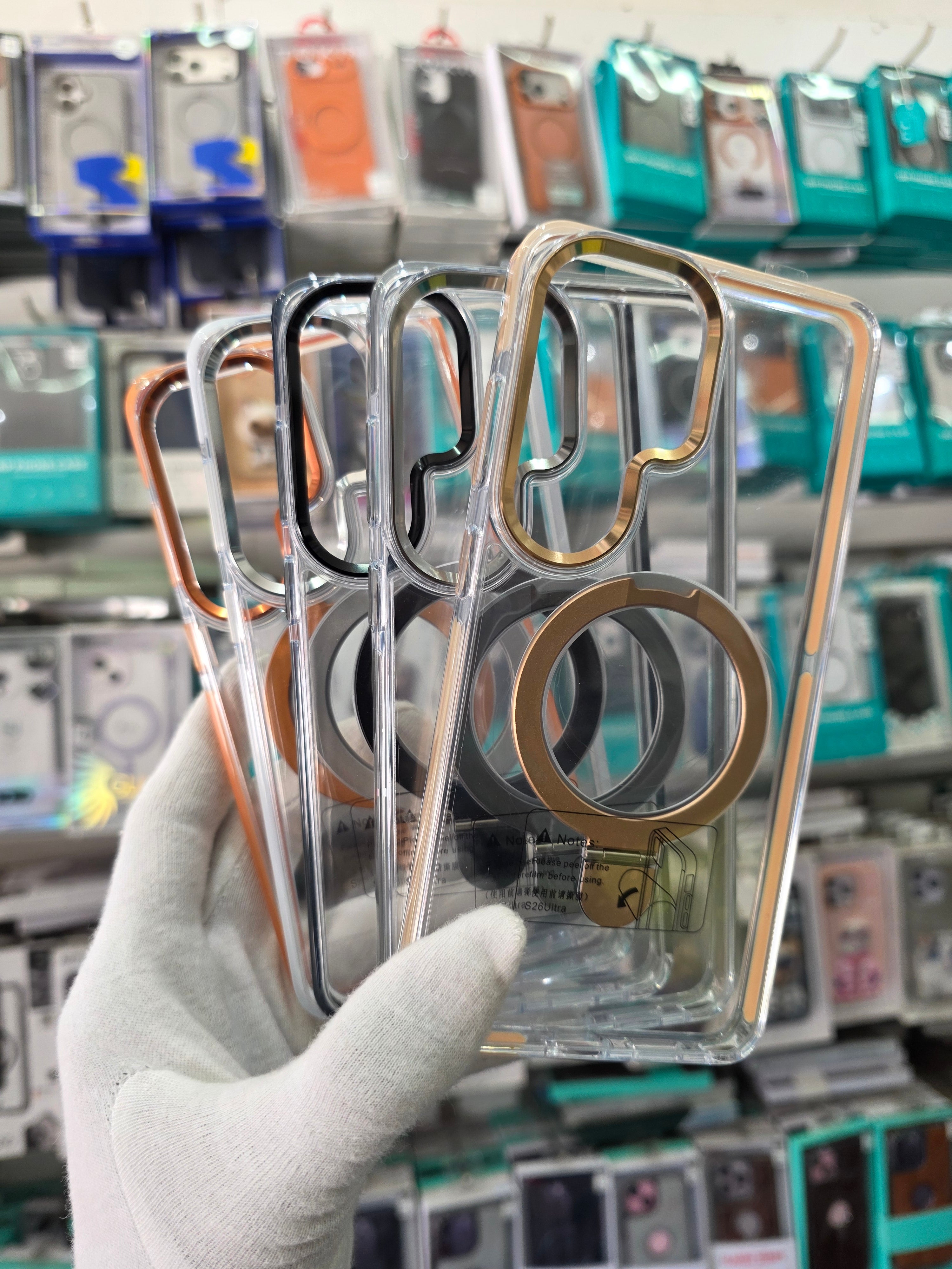 SRP MagSafe With Stand Transparent - Samsung S26Ultra Back Case