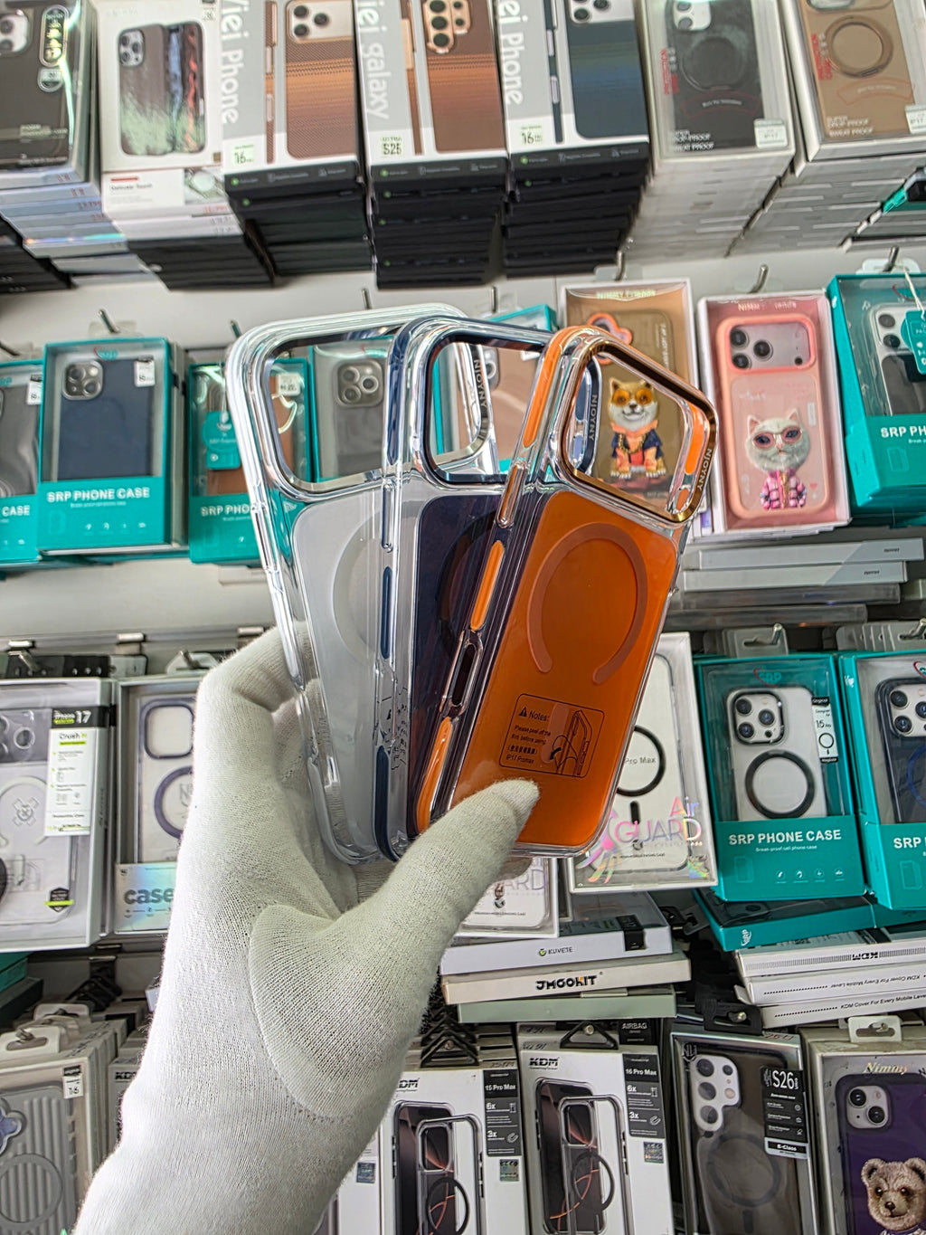NY Transparent Magnetic Shockproof Case - iPhone 17 Pro