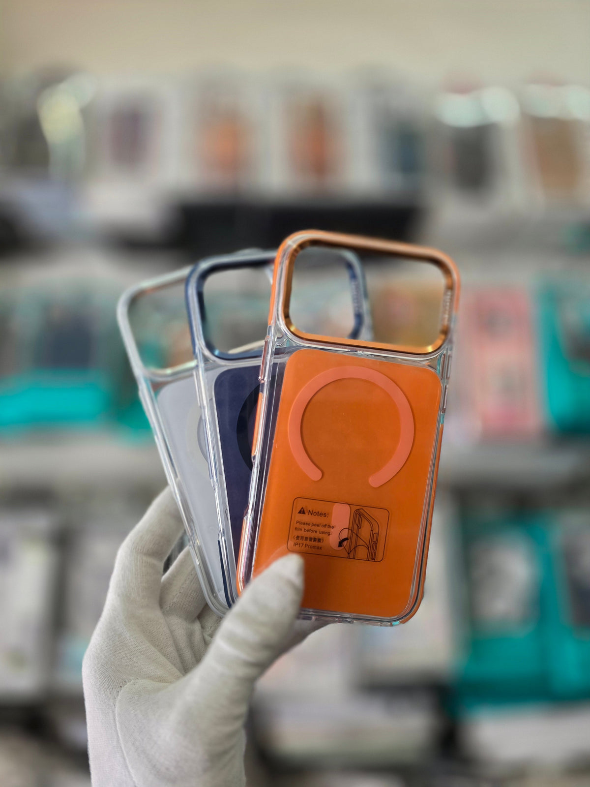 NY Transparent Magnetic Shockproof Case - iPhone 17 Pro