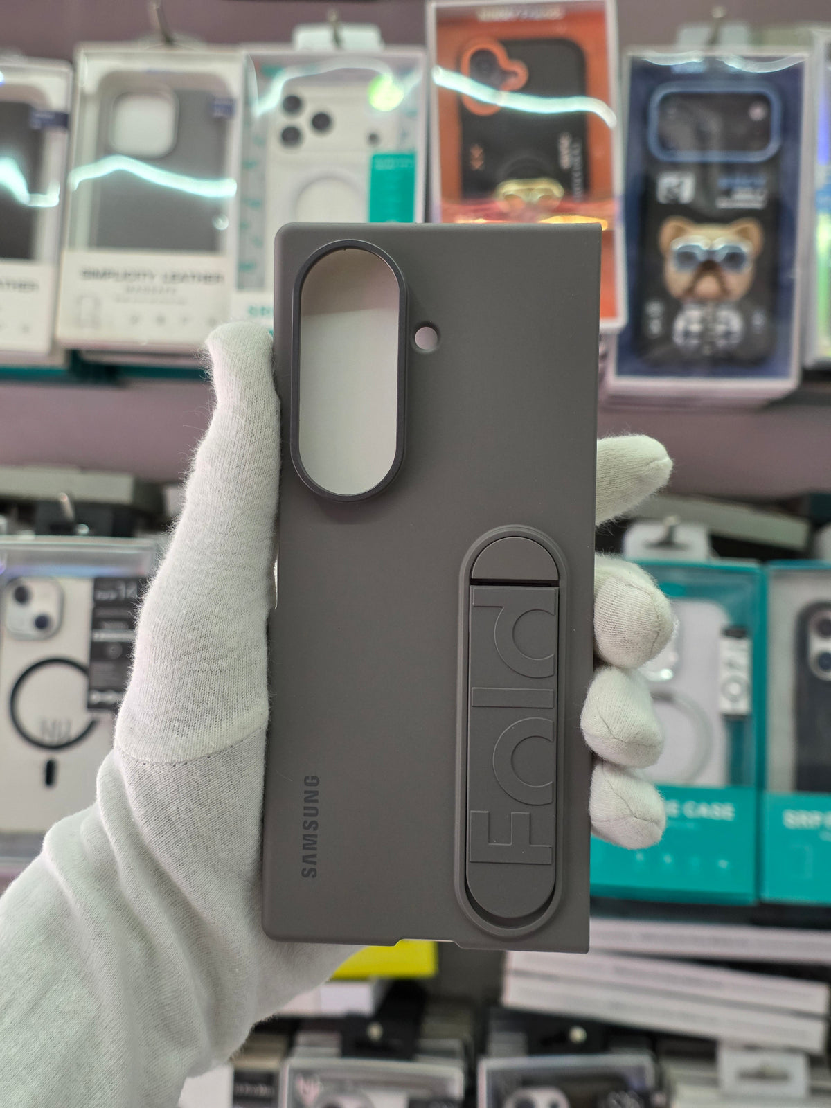 Samsung Silicone case With Stand - Samsung Z Fold 8 Ultra