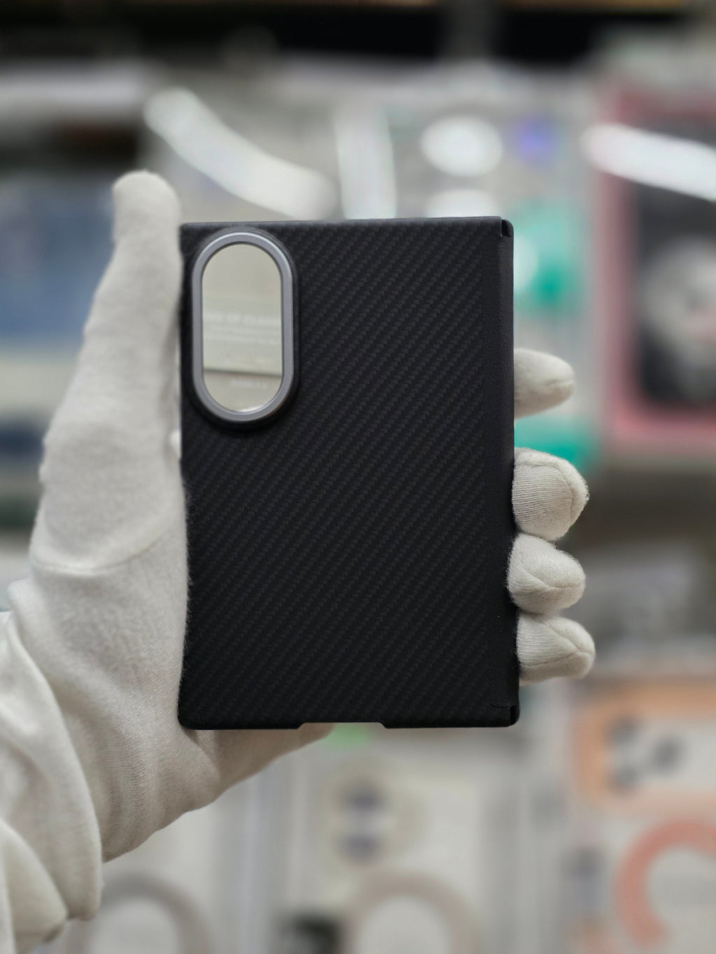 X-Level Nano Fiber Texture Magnet Back Case With Hinge Prtection For Samsung Z Fold 8
