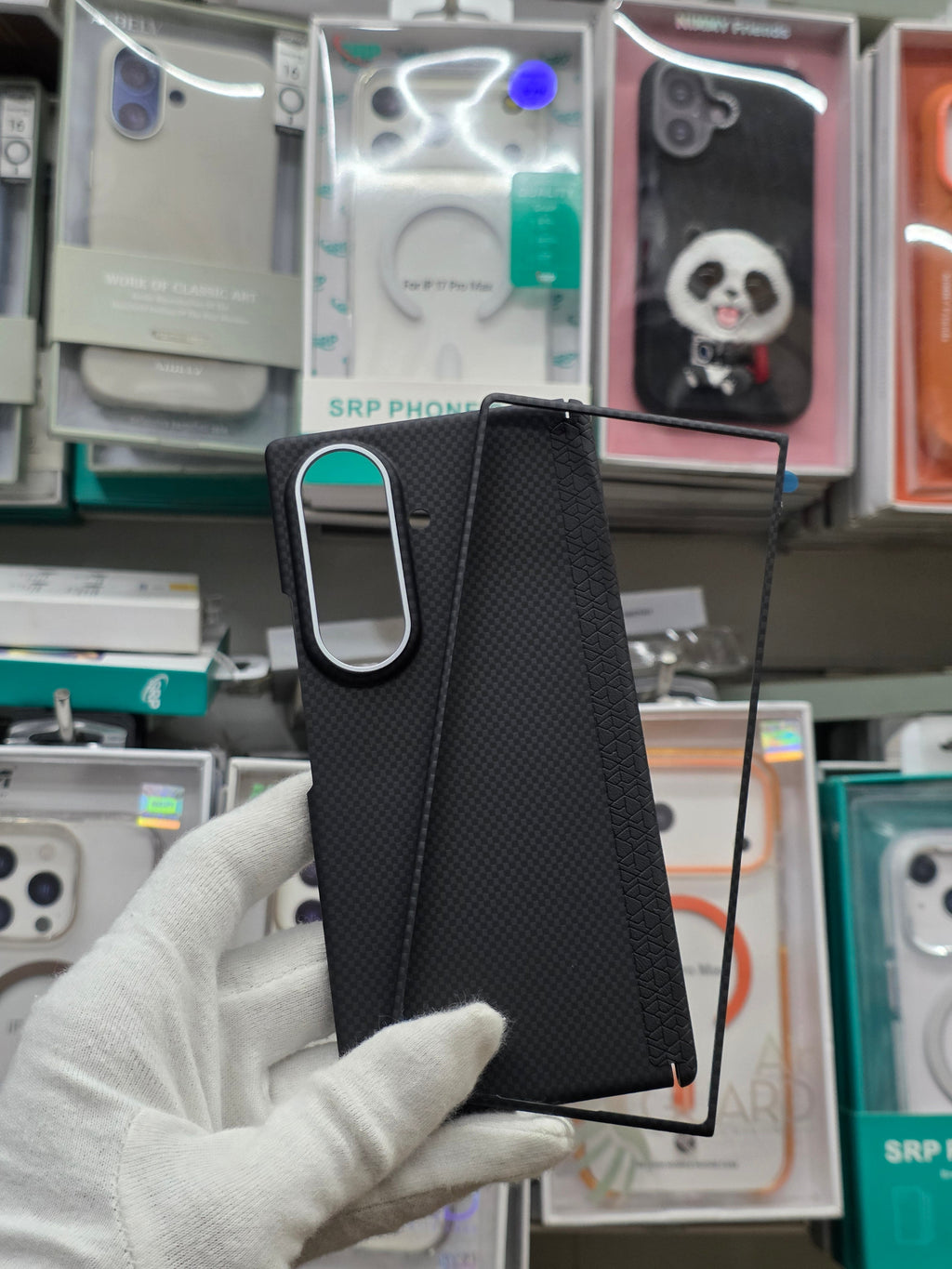 D Moloch Carbon Magnetic Case with Hinge & Front Frame - Samsung Z Fold 8 Ultra