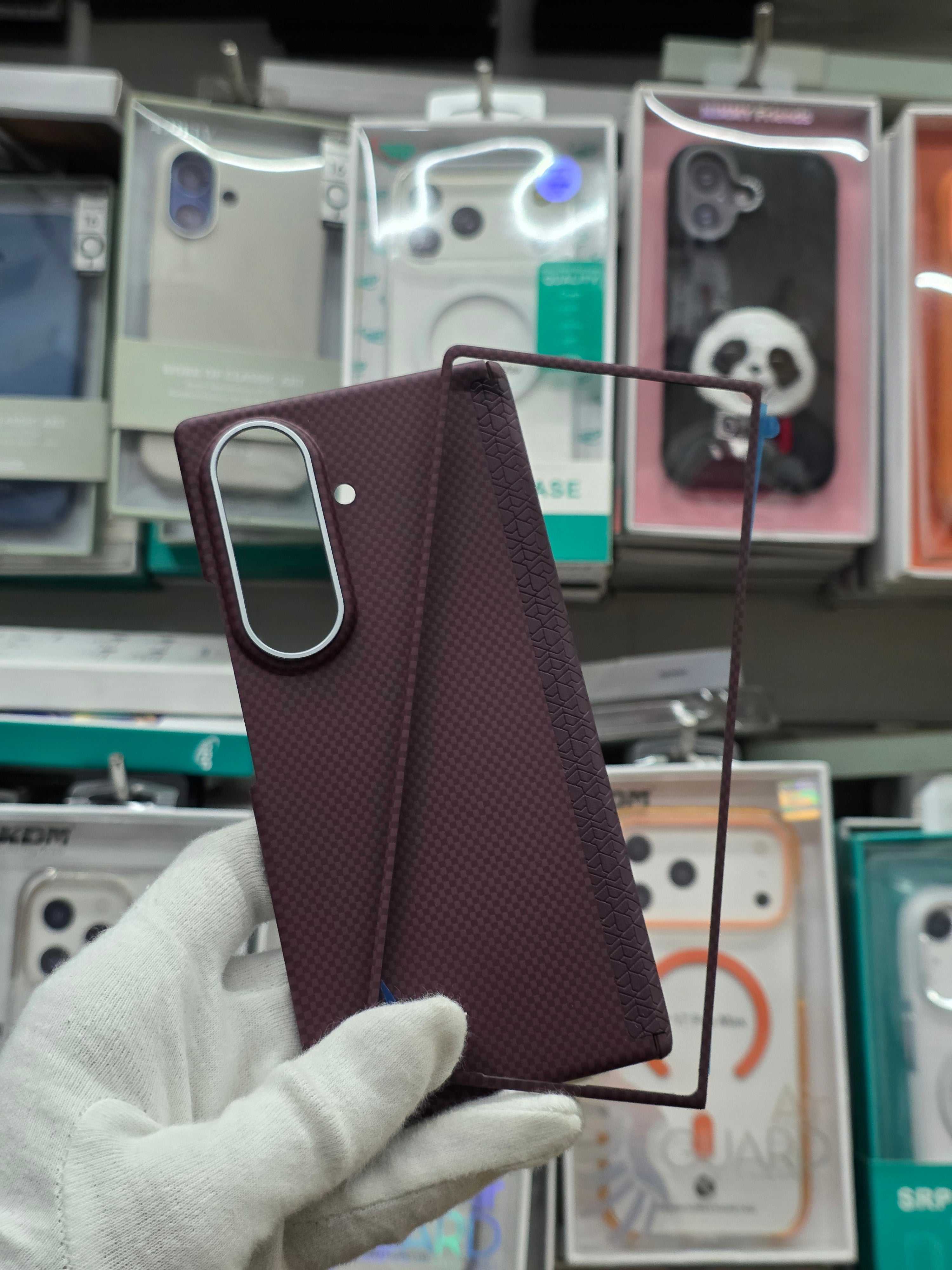 D Moloch Carbon Magnetic Case with Hinge & Front Frame - Samsung Z Fold 8 Ultra