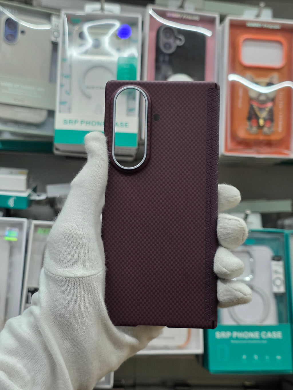 D Moloch Carbon Magnetic Case with Hinge & Front Frame - Samsung Z Fold 8 Ultra
