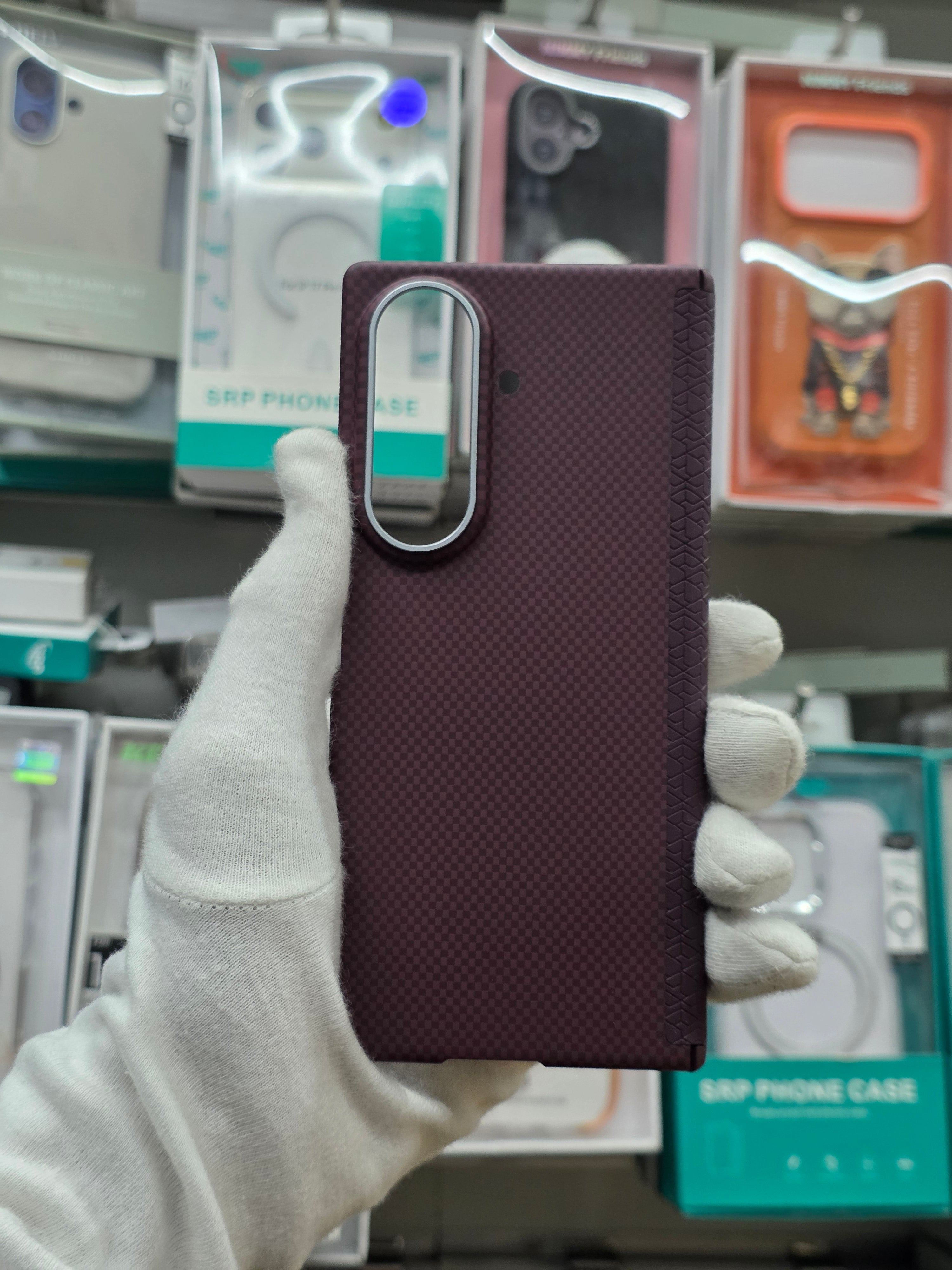 D Moloch Carbon Magnetic Case with Hinge & Front Frame - Samsung Z Fold 8 Ultra