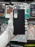 X-Level Nano Fiber Texture Magnet Back Case With Hinge Prtection For Samsung Z Fold 8 Ultra