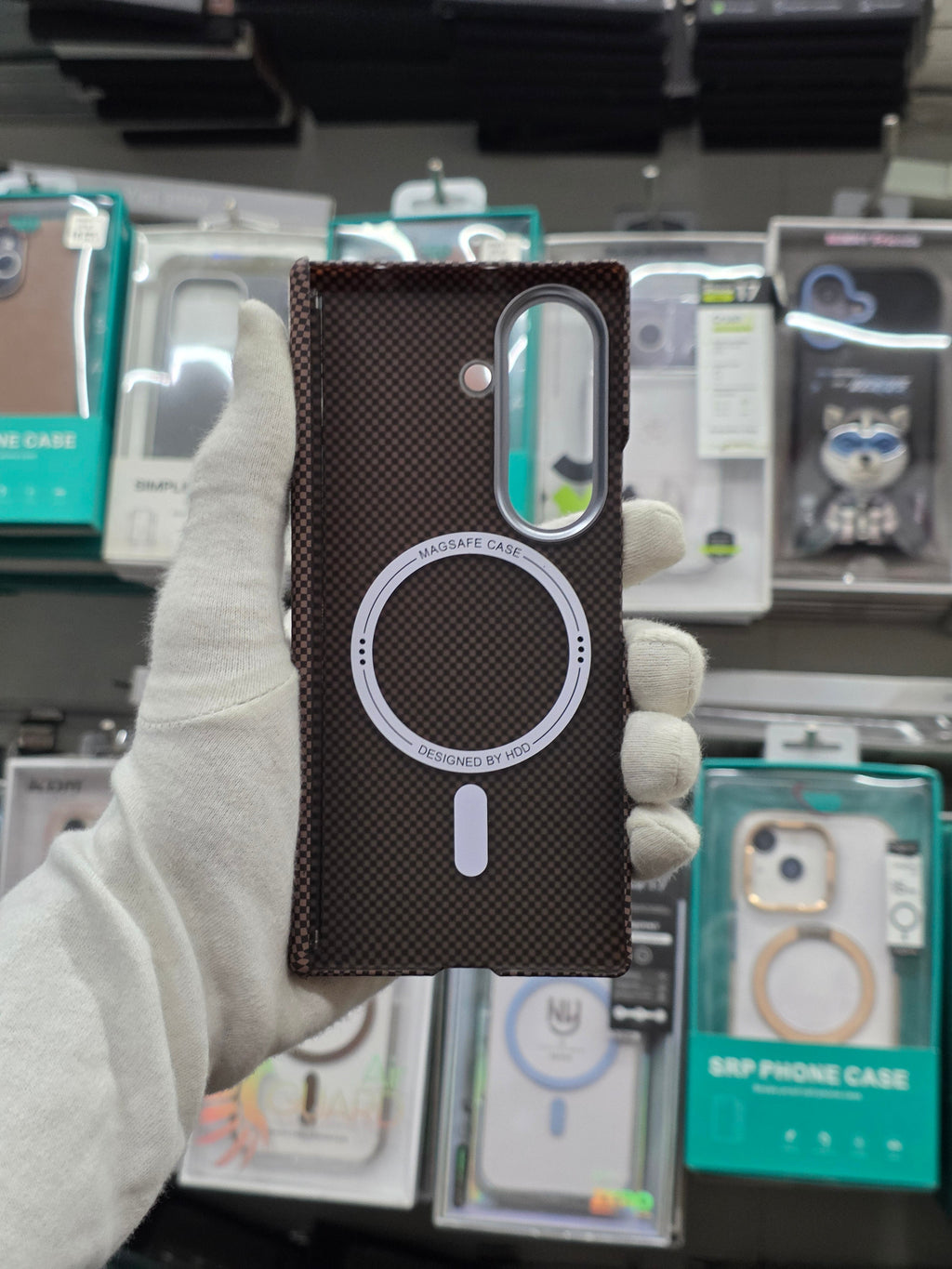 HDD Carbon Magsafe With Hinge - Samsung Fold 8 Ultra Back Case