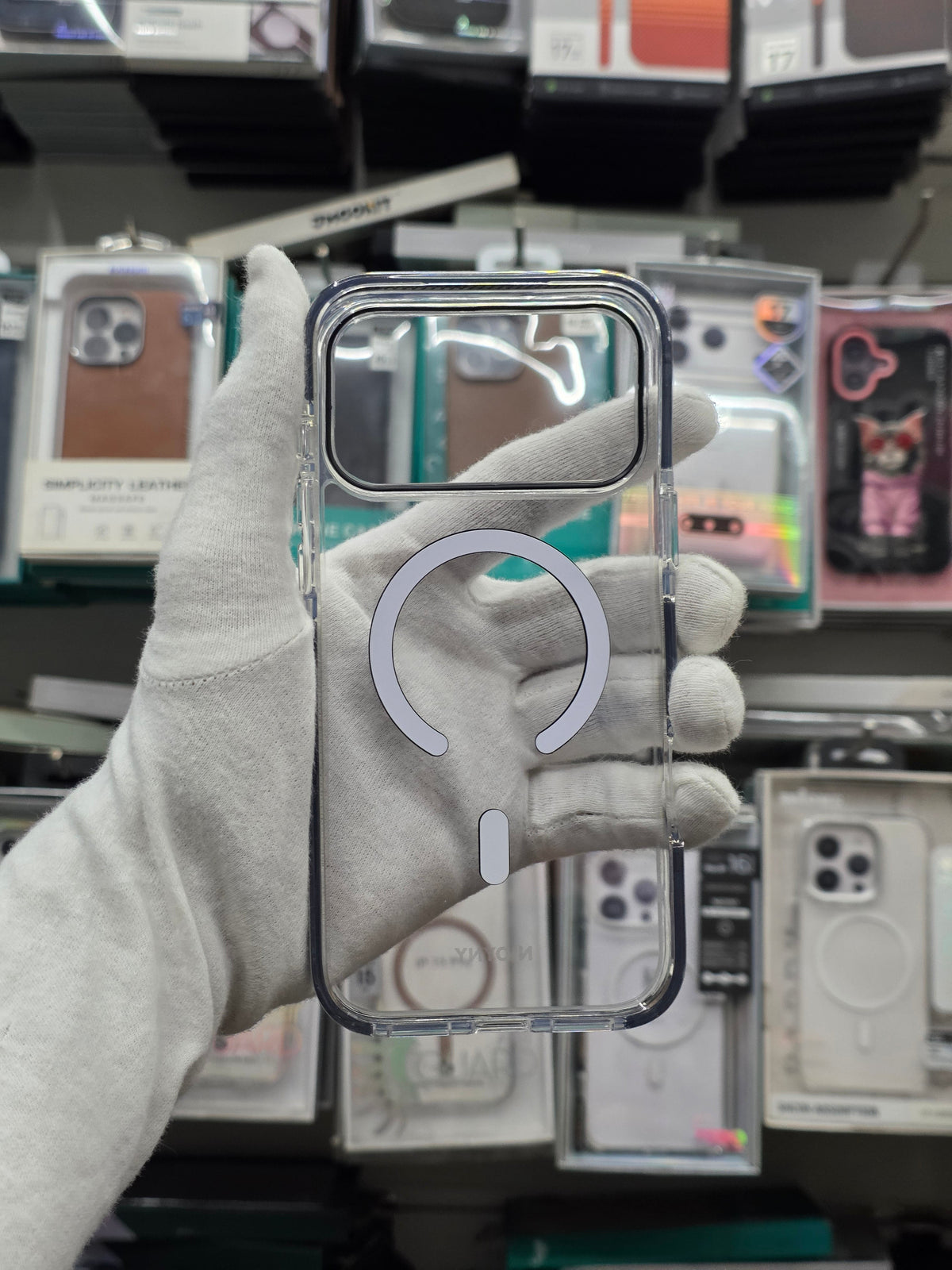 NY Transparent ShockProof with Magsafe - iPhone 18 Pro  Back Cover