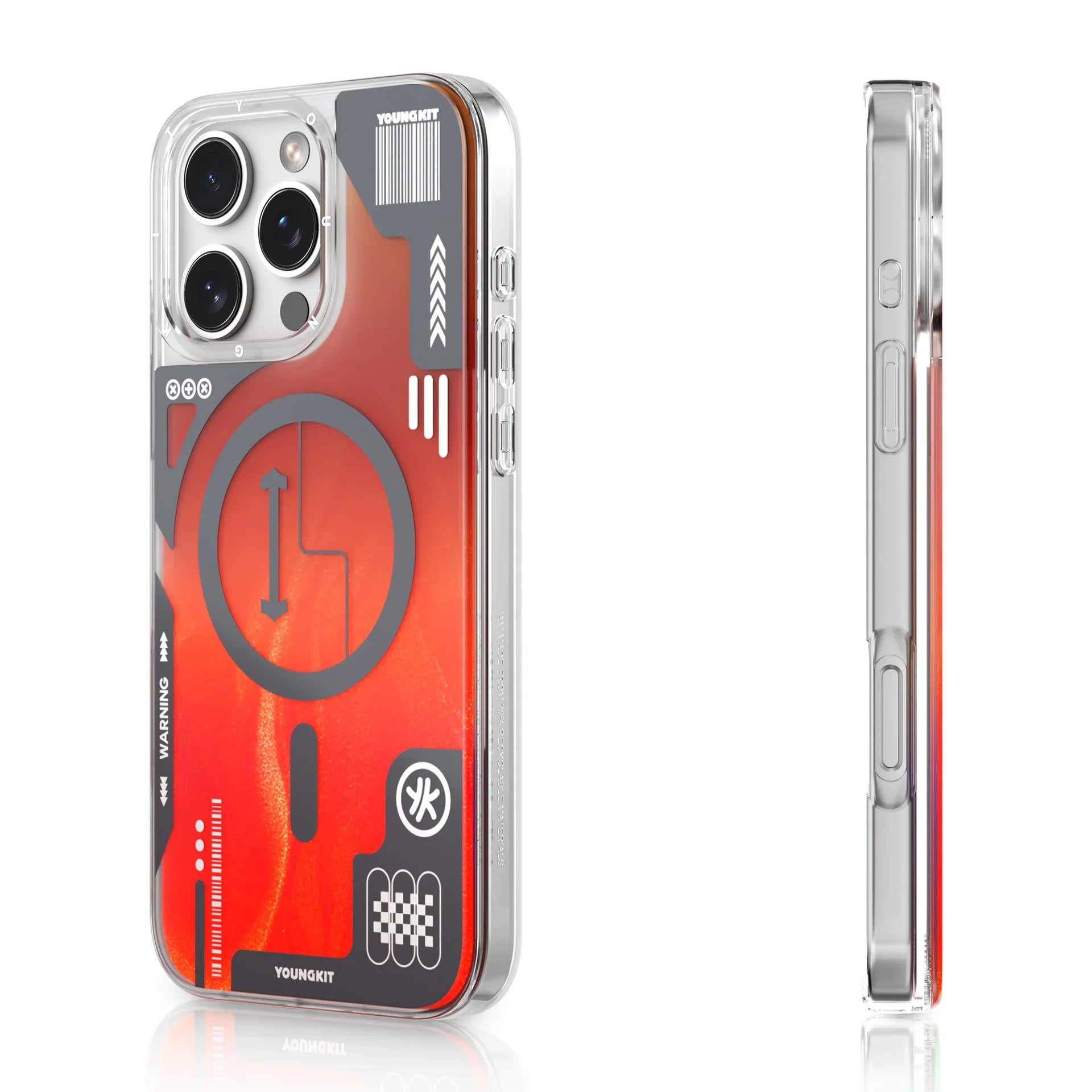YOUNGKIT Cyberpunk Series - iPhone 15 Pro Max Back Cover