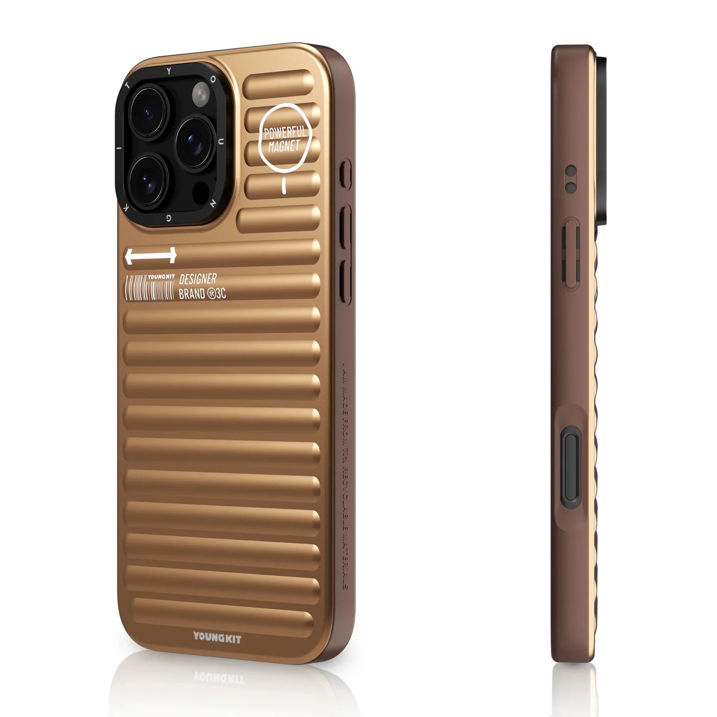 Youngkit True Color Luggage Phone Case - iPhone 16 Pro Max Back Cover
