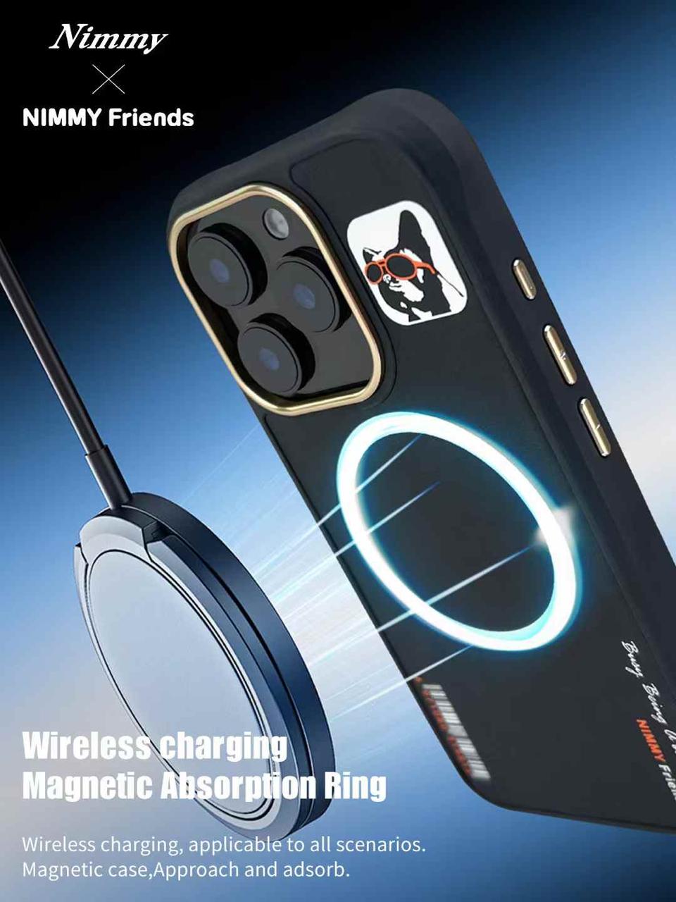 Nimmy Magnetic Little Rich Tycoon For iPhone 16 Pro Max Back Cover