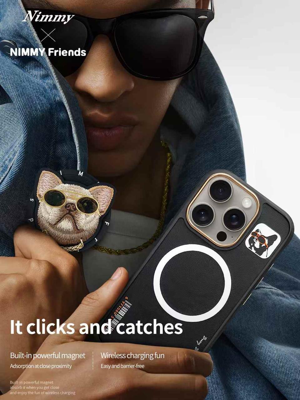 Nimmy Magnetic Little Rich Tycoon For iPhone 16 Pro Max Back Cover