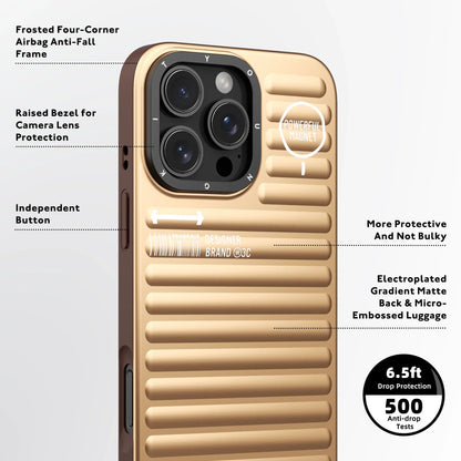 Youngkit True Color Luggage Phone Case - iPhone 16 Pro Max Back Cover