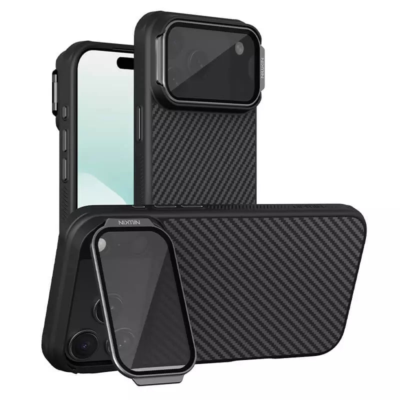 Nillkin CarboProp Magnetic MagSafe Transparent Lens Guard Edition Aramid fiber armor case - Apple iPhone 17 Pro Max Back Cover