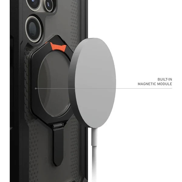 UAG Plasma XTE with MagSafe & Metal Kickstand For Samusung S25 Ultra - Ash Black