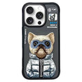 Nimmy Black Coat Dog For iPhone 16 Pro Max Back Cover