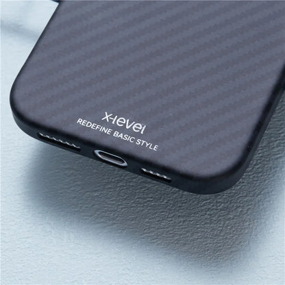 X-LEVEL Magnetic Carbon Fiber Texture Case - iPhone 16 Pro Back Cover