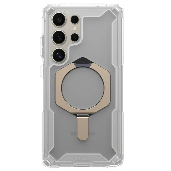 UAG Plasma XTE with MagSafe & Metal Kickstand For Samusung S25 Ultra - Clear