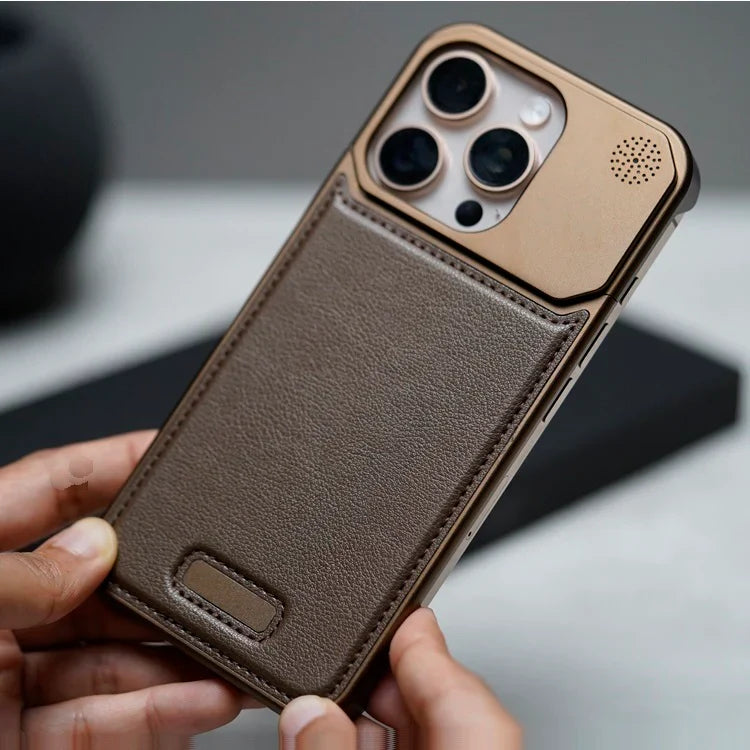 NY Leather Perfume - iPhone 16 Pro Back Cover