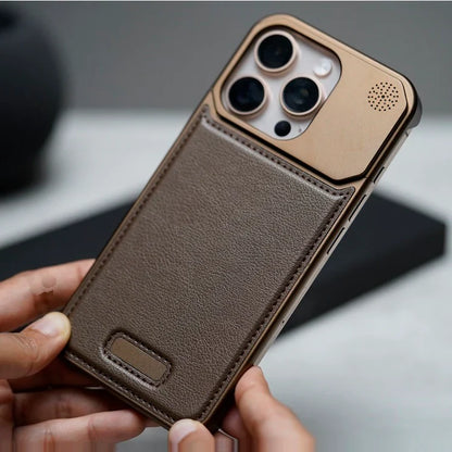 NY Leather Perfume - iPhone 16 Pro Back Cover