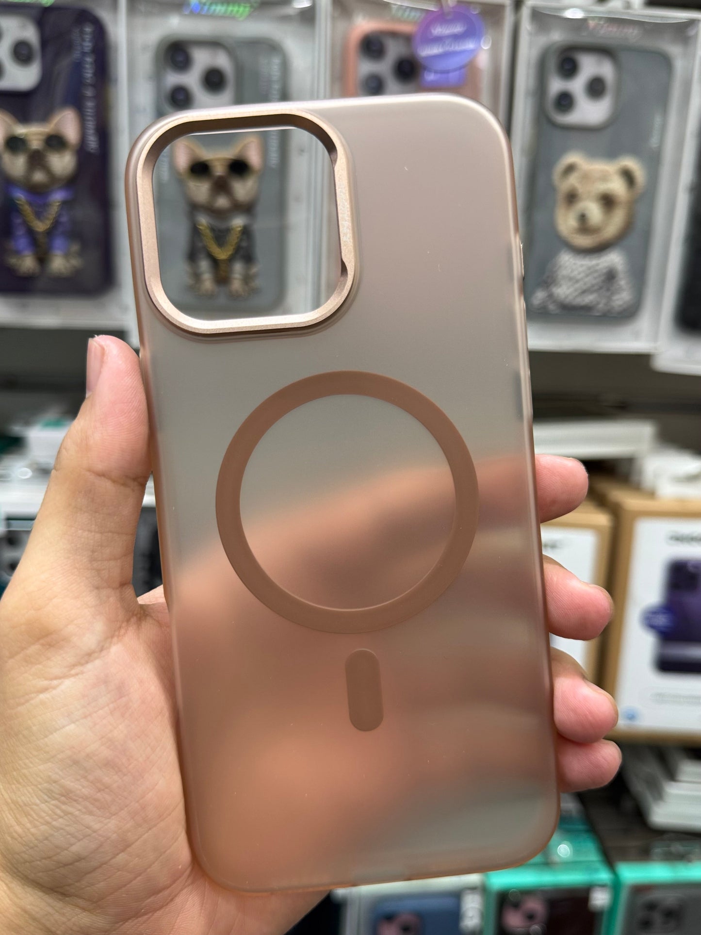 NY Metal PC Series Magnetic Case - iPhone 16 Pro Max Back Cover