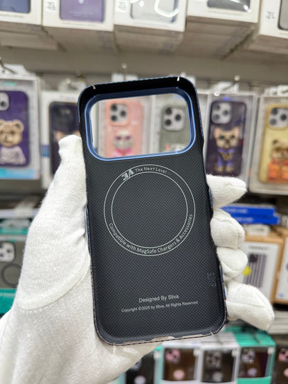 Sliva Real Carbon Fiber Case Super Slim Original with Magsafe Cover - iPhone 17 Pro