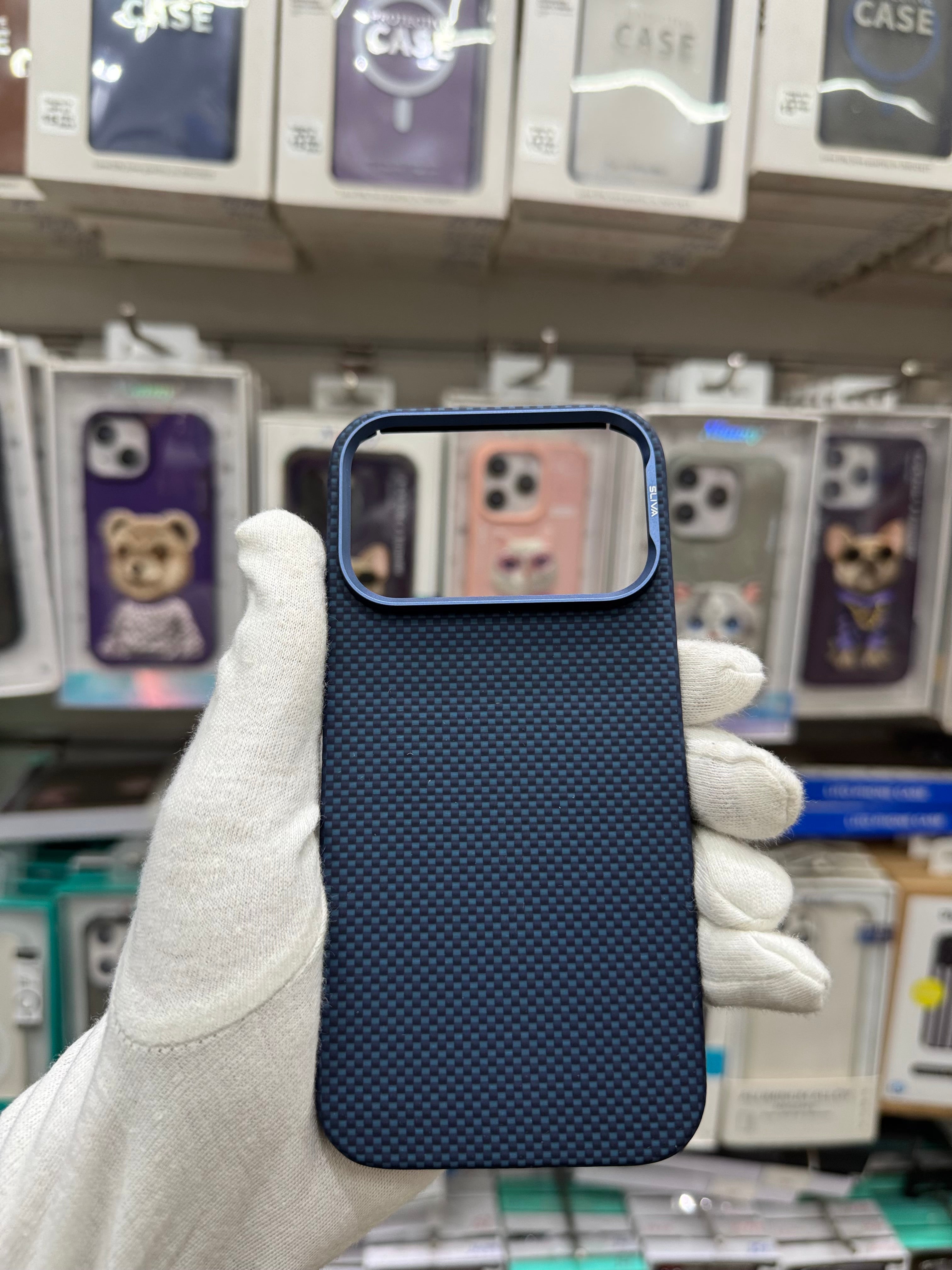 Sliva Real Carbon Fiber Case Super Slim Original with Magsafe Cover - iPhone 17 Pro Max Back Cover