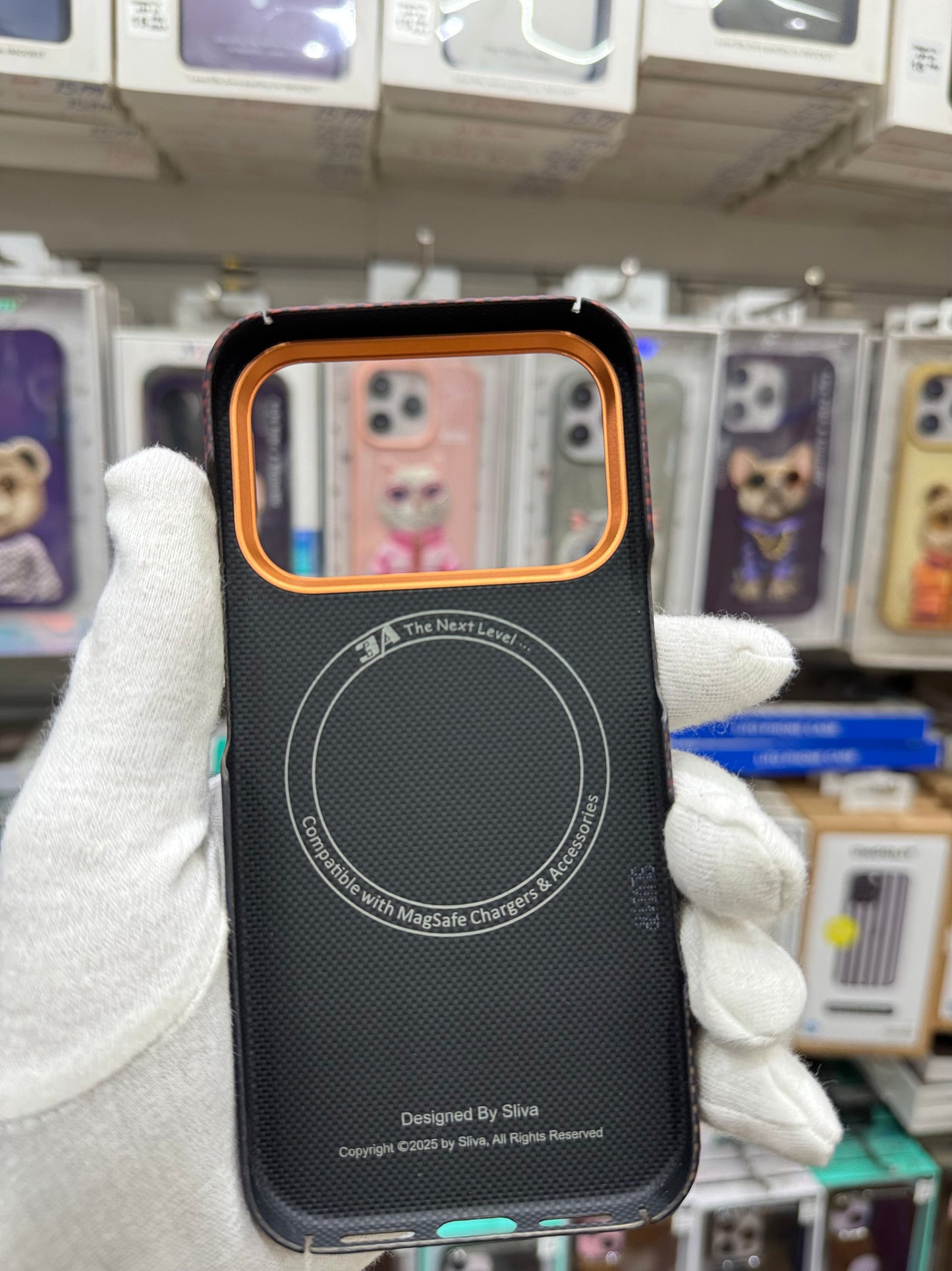 Sliva Real Carbon Fiber Case Super Slim Original with Magsafe Cover - iPhone 17 Pro