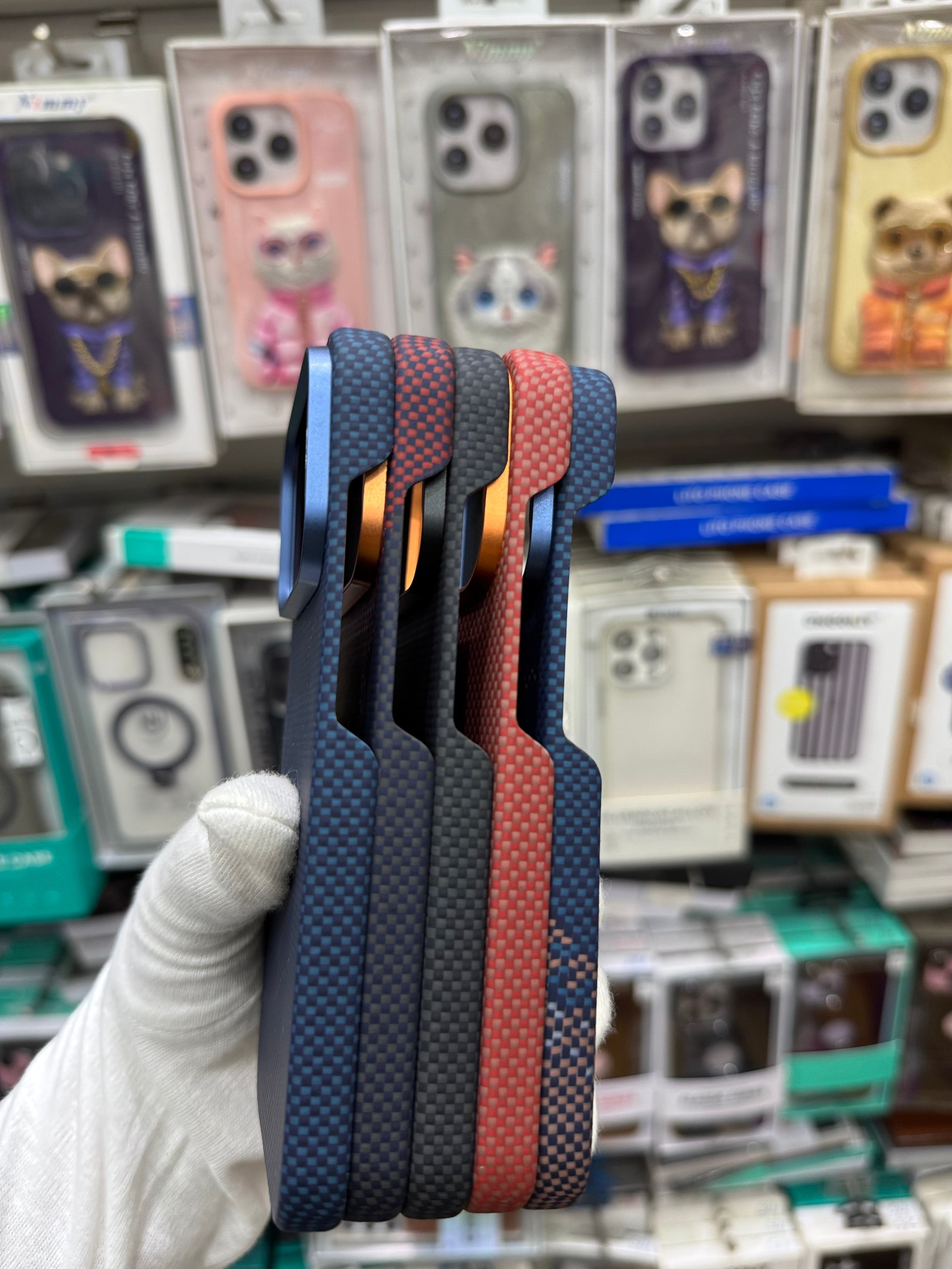 Sliva Real Carbon Fiber Case Super Slim Original with Magsafe Cover - iPhone 17 Pro Max Back Cover