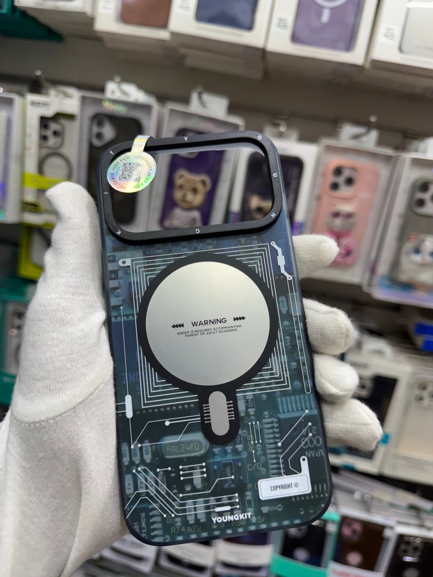 YOUNGKIT Technology Series Matte Finish Cover with Magsafe for iPhone 17 Pro