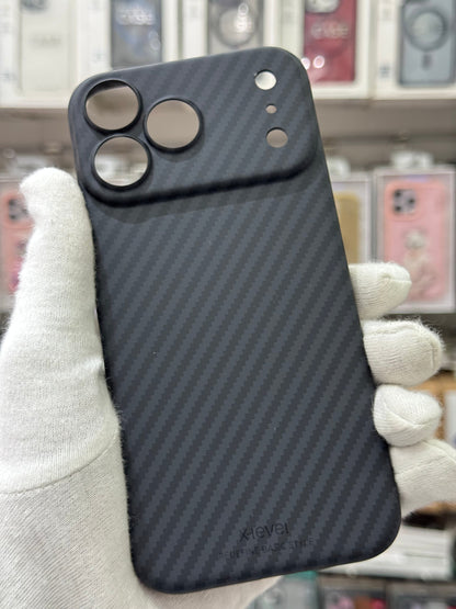 X-LEVEL Magneti Carbon Fiber Texture Case - iPhone 17 Pro Max