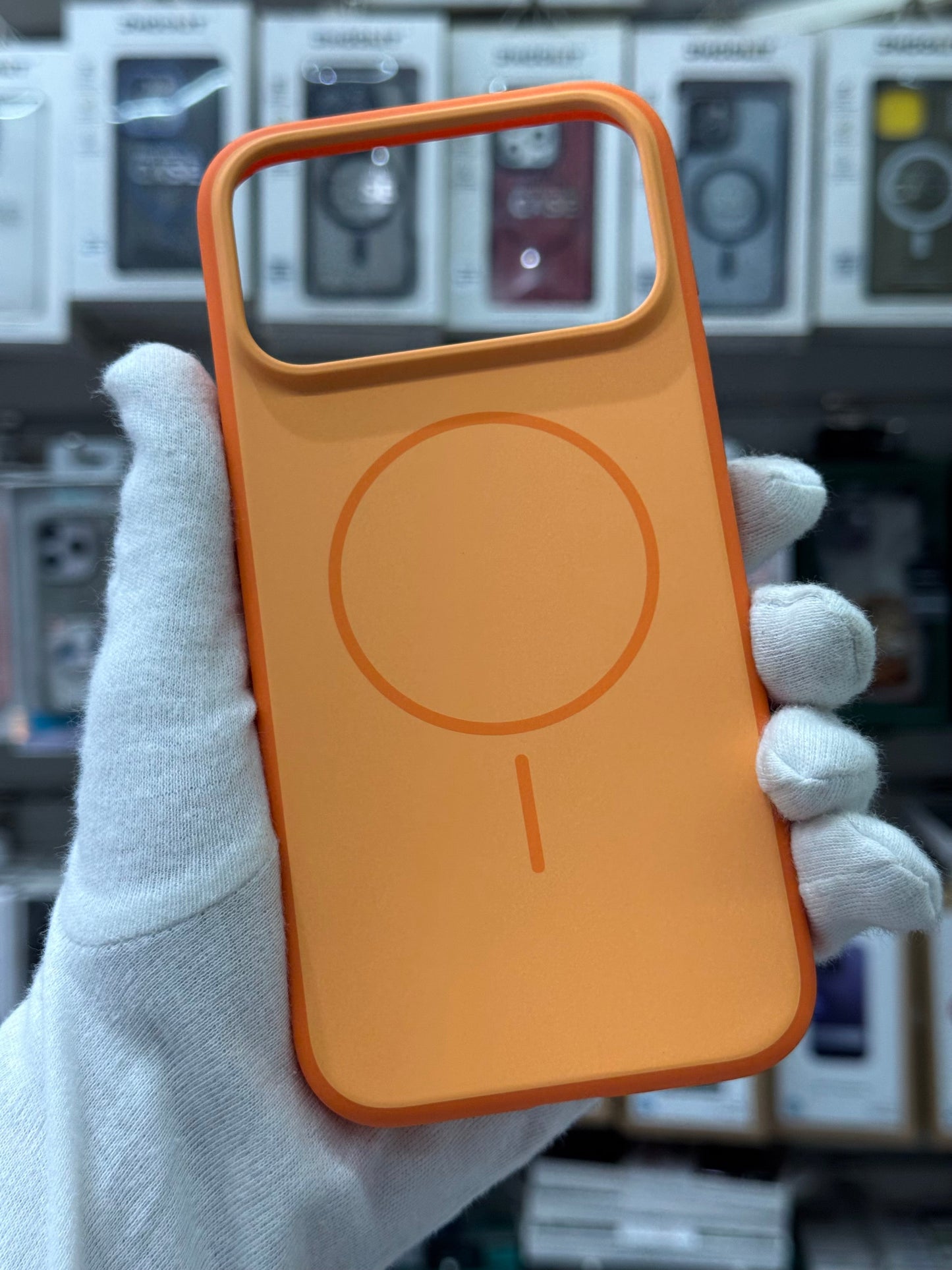 Trunzo Matte Finish Magsafe Silicone Case With Ai Sensor - iPhone 17 Pro Max