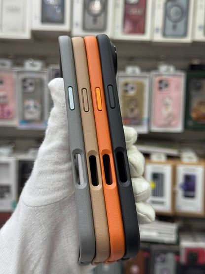 Premium Pu Leather MagSafe Case with 360° Ring Holder - iPhone 17 Air