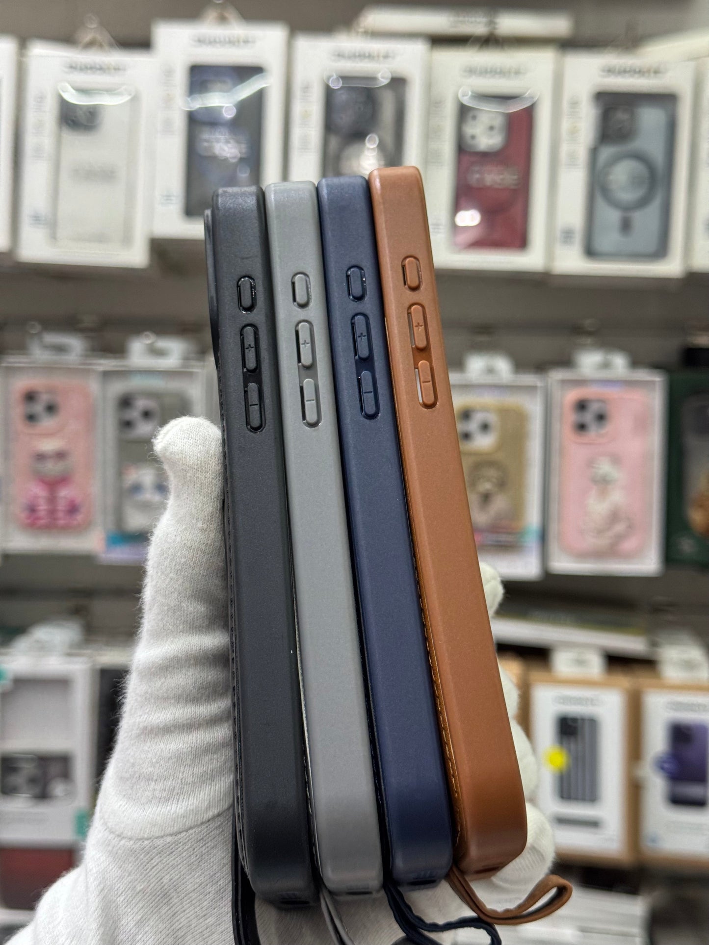 J-Case Premium PU Leather MagSafe Cover with Kickstand & Strap - iPhone 17 Pro Max