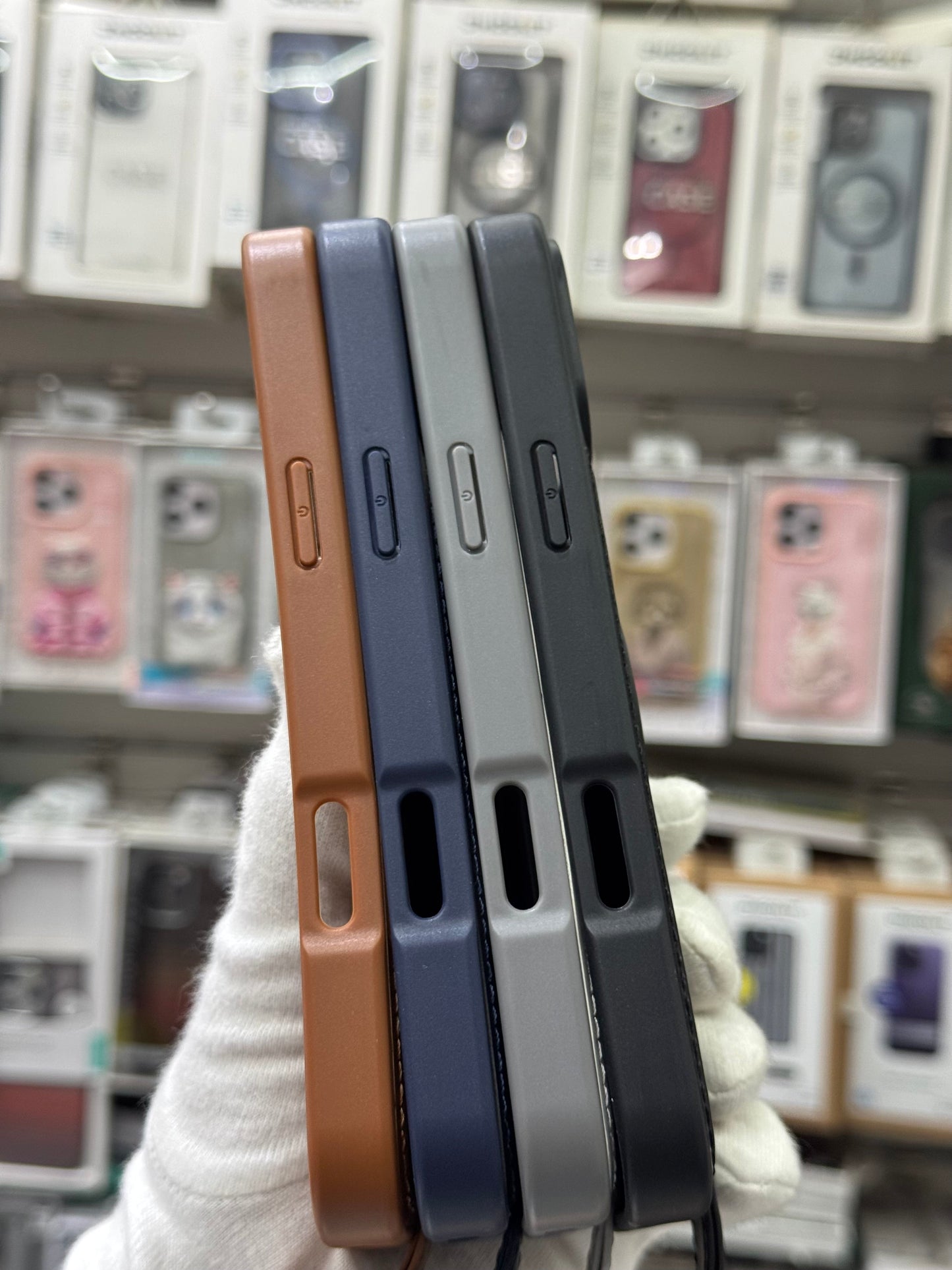 J-Case Premium PU Leather MagSafe Cover with Kickstand & Strap - iPhone 17 Pro