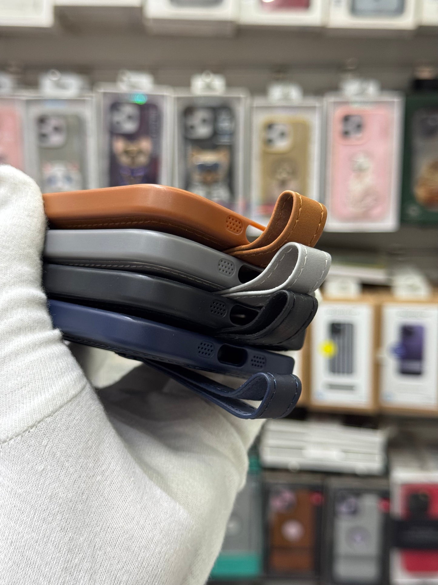 J-Case Premium PU Leather MagSafe Cover with Kickstand & Strap - iPhone 17 Air