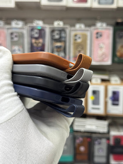 J-Case Premium PU Leather MagSafe Cover with Kickstand & Strap - iPhone 17 Air