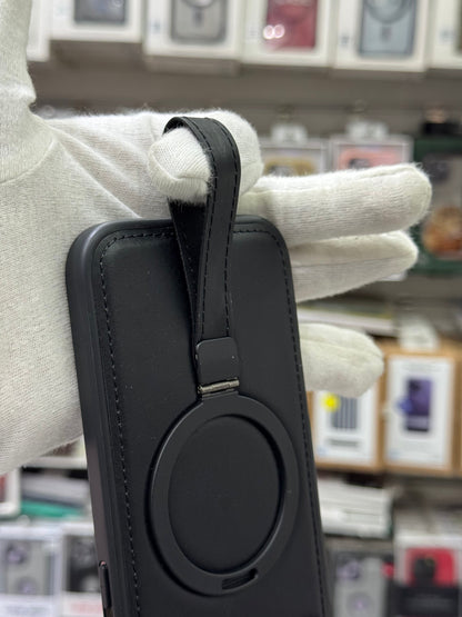 J-Case Premium PU Leather MagSafe Cover with Kickstand & Strap - iPhone 17 Air